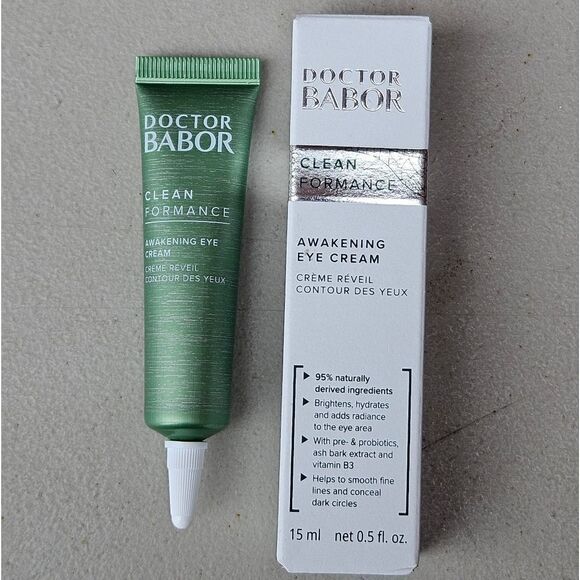 DOCTOR BABOR AWAKENING EYE CREAM New in box msrp $45 clean performance .05 oz - Picture 5 of 12